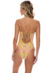 Luli Fama Born To Be Wild One Shoulder Lace Up Body Suit